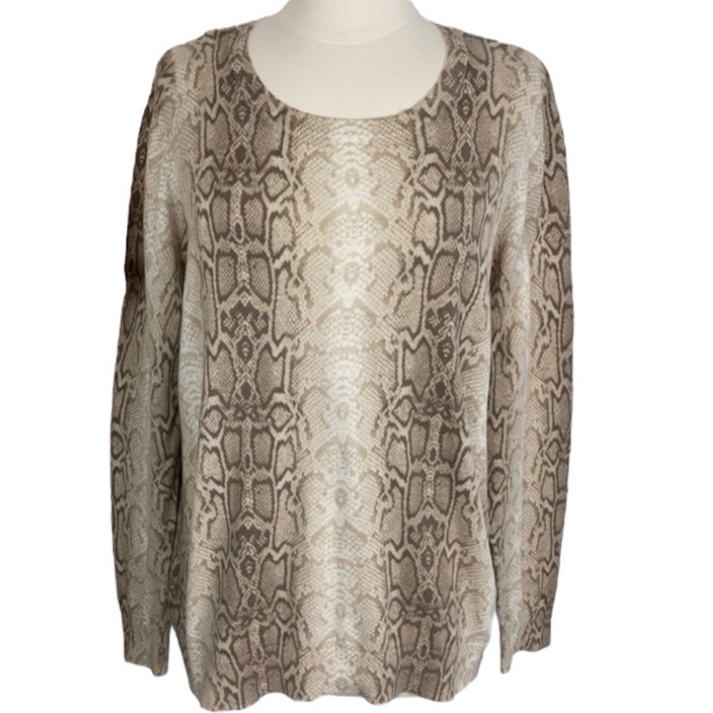 Old Navy Snakeskin 100% Cotton Sweater Size XXL